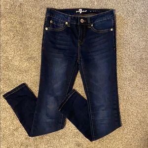 7 for all Mankind skinny Jean dark wash